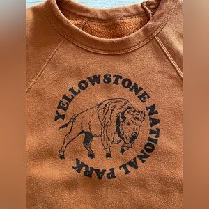 Yellowstone National Park YNP vintage sweatshirt.